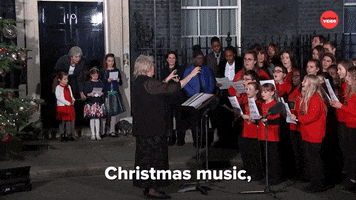 Christmas Music Choir GIF by BuzzFeed