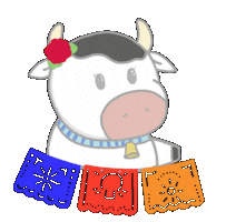 Cow Sticker