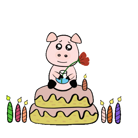 Cake Bday Sticker