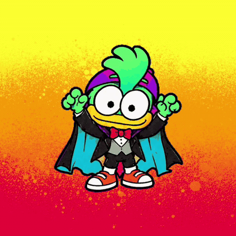Halloween Vampire GIF by Supducks