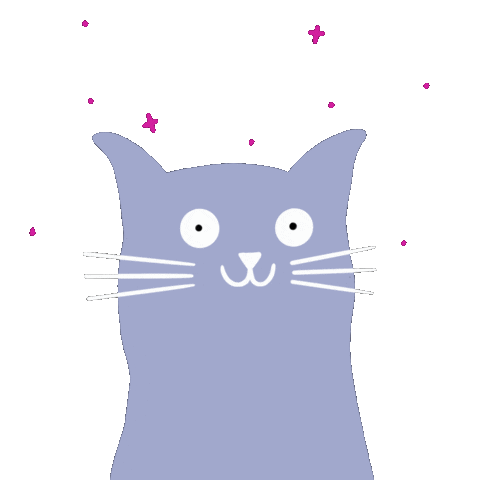 Cat Pink Sticker
