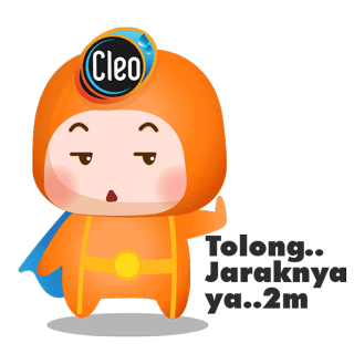 Cleo Pure Water Sticker