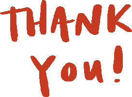 Thanks Thank You Sticker by Erin Sullivan
