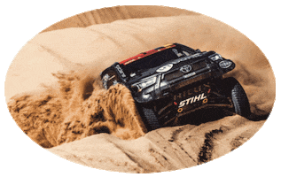 Dakar Rally Truck Sticker by Benediktas Vanagas