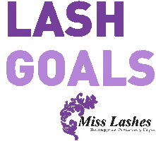 Miss Lashes Sticker