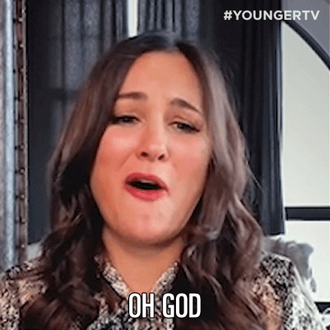 Oh No GIF by YoungerTV