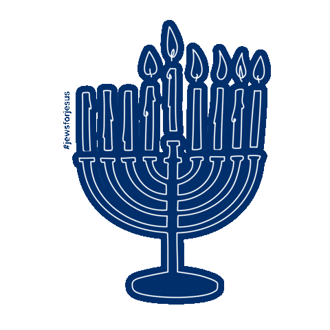 Jewish Hanukkah Sticker by Jews for Jesus