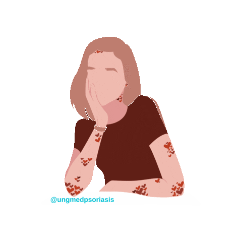 Ung med psoriasis Sticker