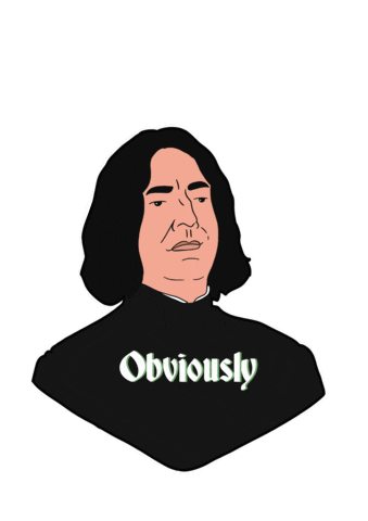 Severus Snape Potter Sticker