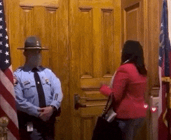 Knock Knock Knocking On Door GIF by GIPHY News