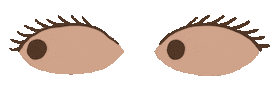 Eyes Looking Sticker by Lucy Lucraft