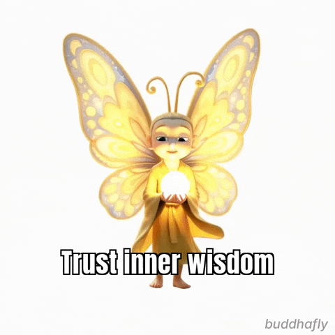 Wisdom Listen GIF by BuddhaFlyJourney