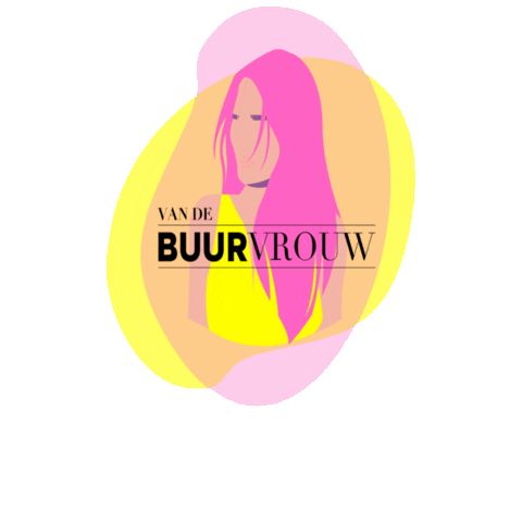Van De Buurvrouw Sticker