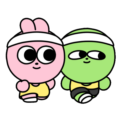 Run Running Sticker