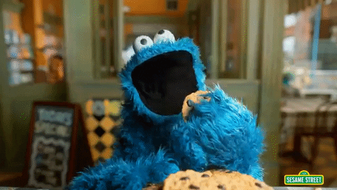 Cookie Monster Cookies GIF by Sesame Street - Find & Share on GIPHY