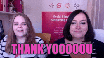 Social Media Thank You GIF by THW Marketing and Social Media