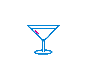 Hockey Cocktail Sticker by Paperstrip Shop
