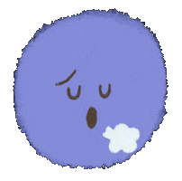 Tired Mood Sticker