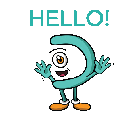 Character Hello Sticker by DRAPP