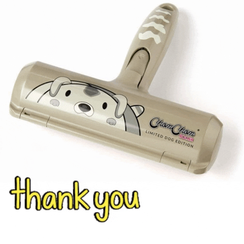 Thanks Thank You GIF by ChomChom Roller