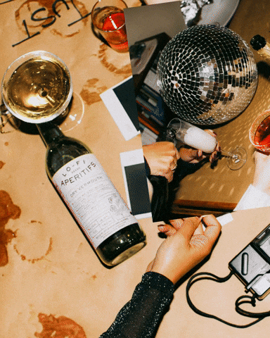 New Years Eve Christmas GIF by Lo-Fi Aperitifs