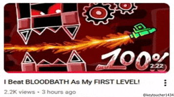 Geometry Dash Bloodbath GIF