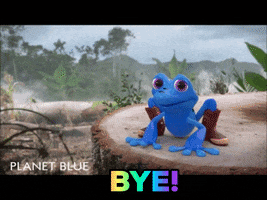 See Ya Goodbye GIF by Planet Blue