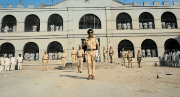 Superstar Rajinikanth Police GIF by 2K4 Rᴀᴊɪɴɪ Fᴀɴ