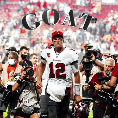 Tom Brady Goat GIF