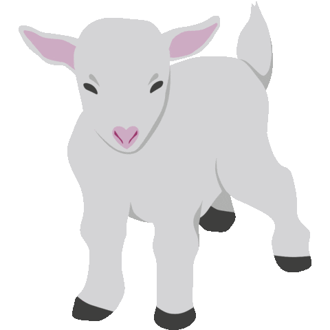 Goat Farm Sticker by Chatham University