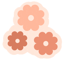 Pink Flowers Sticker