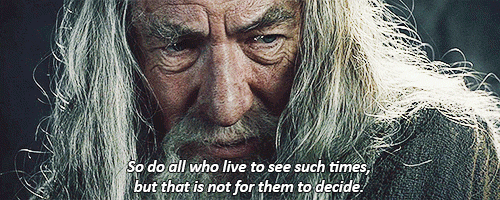Wouldn't be a Saturday without Gandalf, now would it?