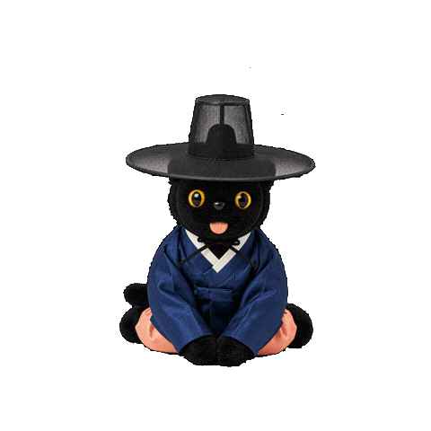 Cat Korea Sticker by comfortseoul