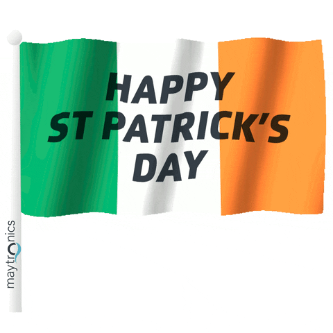 St Patrick Flag GIF by Maytronics