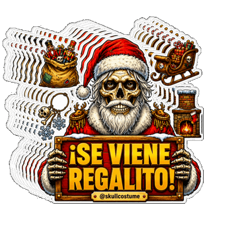 Santa Claus Halloween Sticker