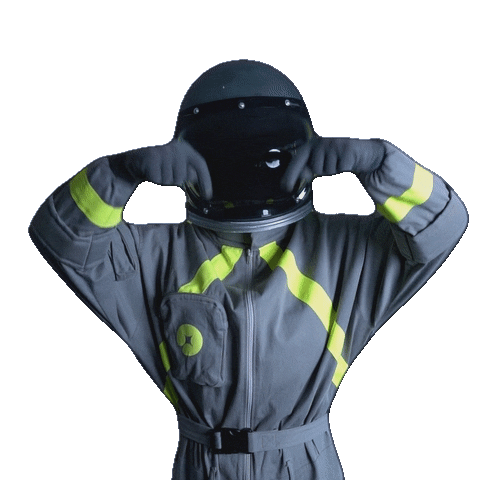 Party Astronaut Sticker by Luceo