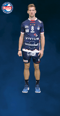 Fist Volleybal GIF by Knack Volley Roeselare