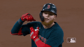 Flexing Red Sox GIF by MLB