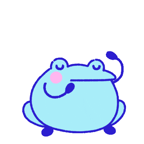 Angry Frog Sticker by rainylune