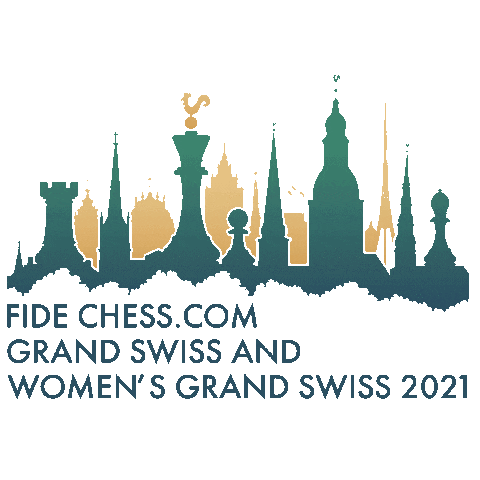 Skyline Checkmate Sticker by FIDE - International Chess Federation