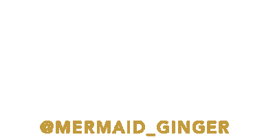 The Little Mermaid Swim Sticker by Mermaid Ginger, The Koi Queen