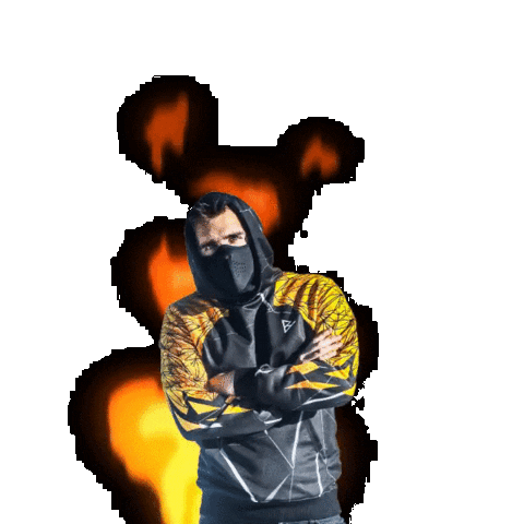 Fire Dj Sticker by Mr Scarybox