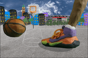 Animation Basketball GIF by stupid_clay