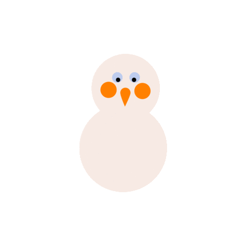 Christmas Spirit Snowman Sticker by Orange