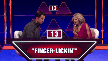finger lickin pyramid GIF by ABC Network