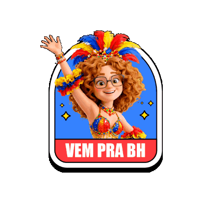 Belo Horizonte Carnaval Sticker by prefeiturabh