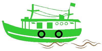 Barco Sticker by Walder Wolf