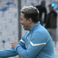 Talking Manchester City GIF by Olympique de Marseille