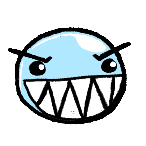 Angry Bubbles Sticker