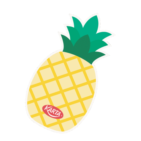 Pineapple Sticker by Karta Malaysia